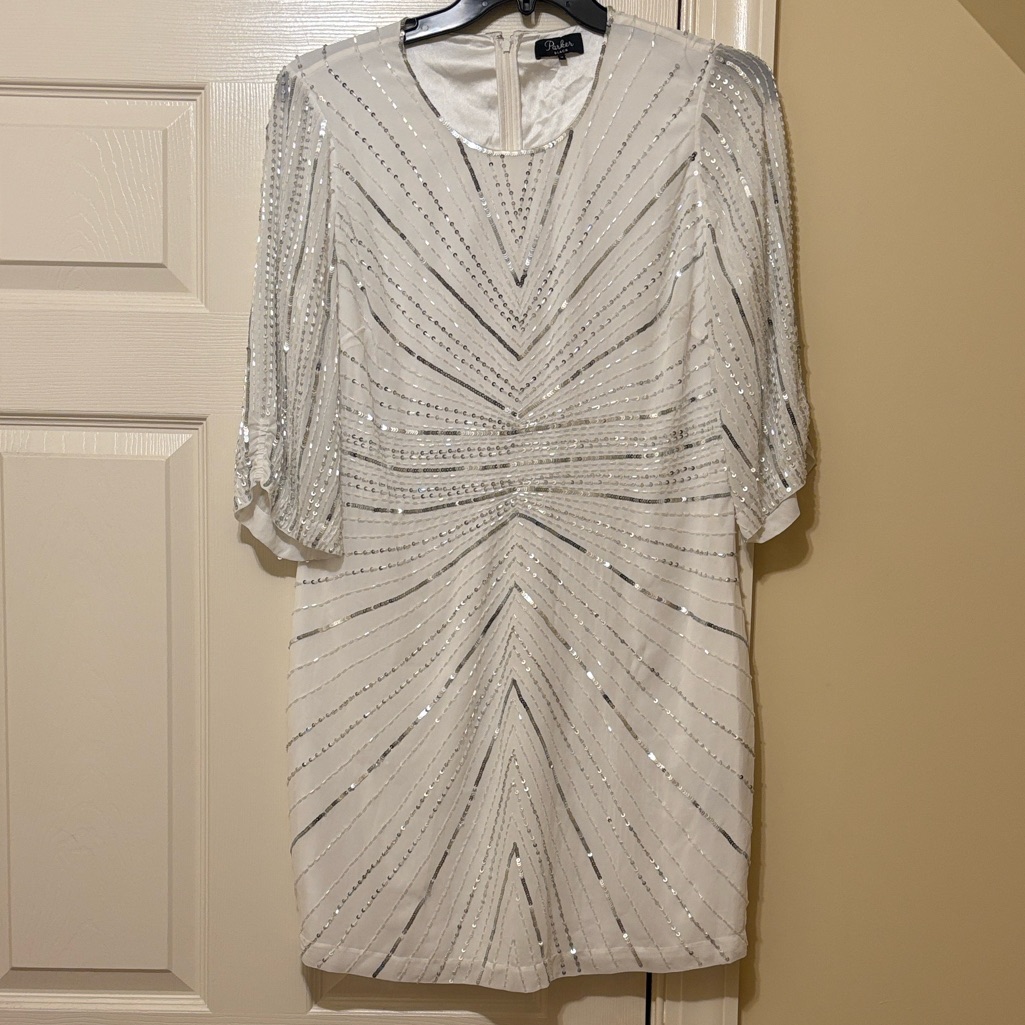 Parker Petra Sequin Mini Dress Size 12